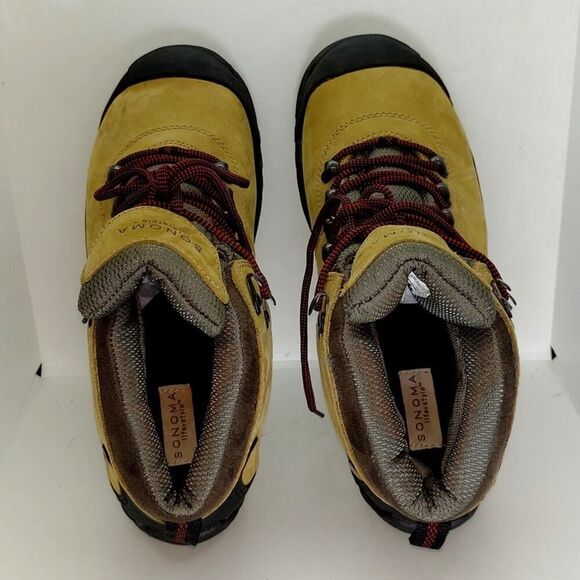 Sonoma Yeager Canyon Mens Tan Leather Hiking Boots - Size 12 main image 6